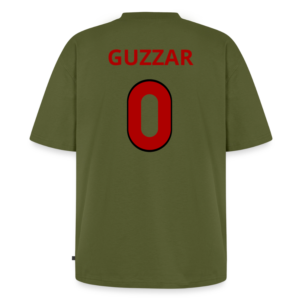 Guzzar 0 oversized premium-T-shirt unisex - kaki