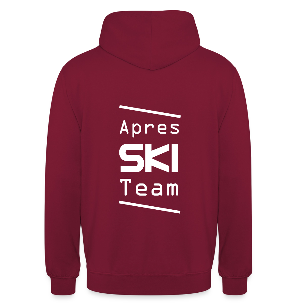 Apres Ski Team  Unisex Luvtröja - bordeaux
