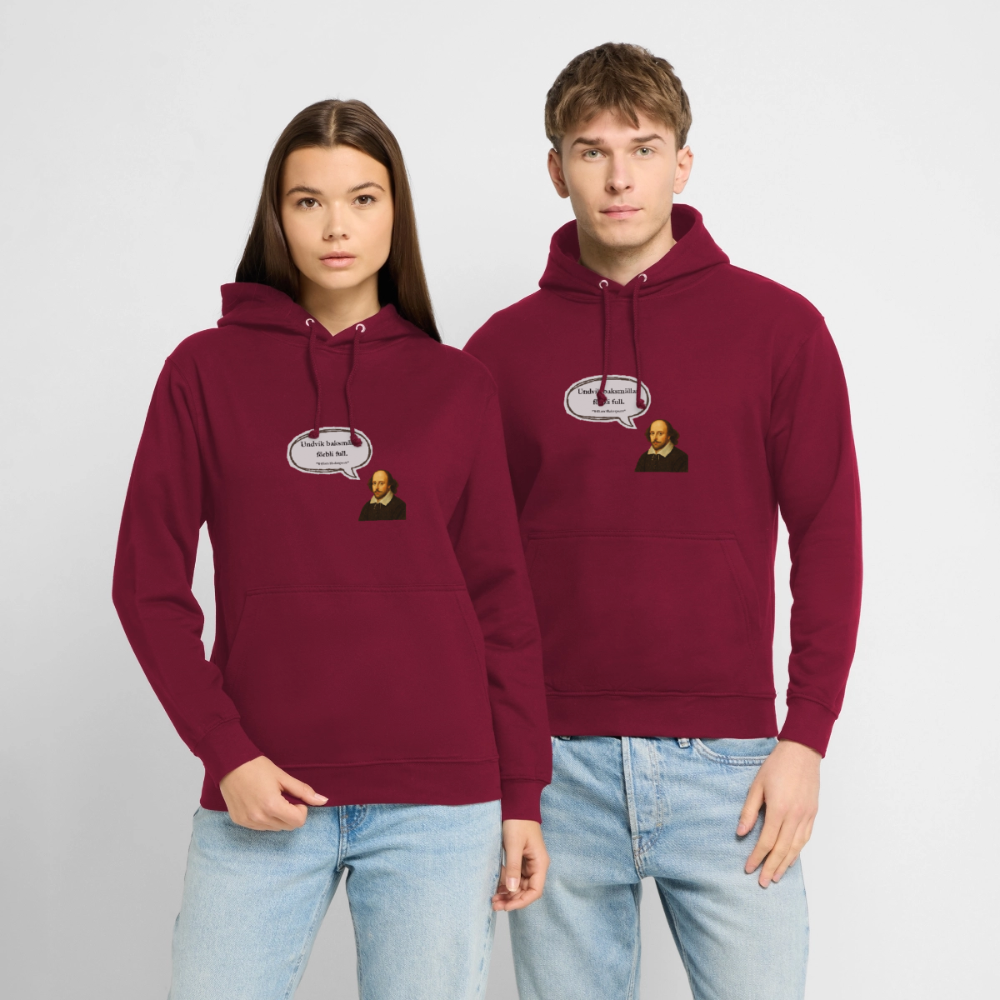 Undvik baksmällan förbli full Hoodie Unisex - bordeaux
