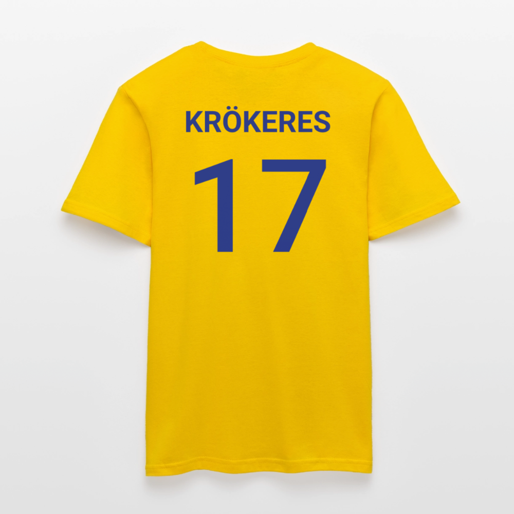 Krökeres T-shirt herr - gul
