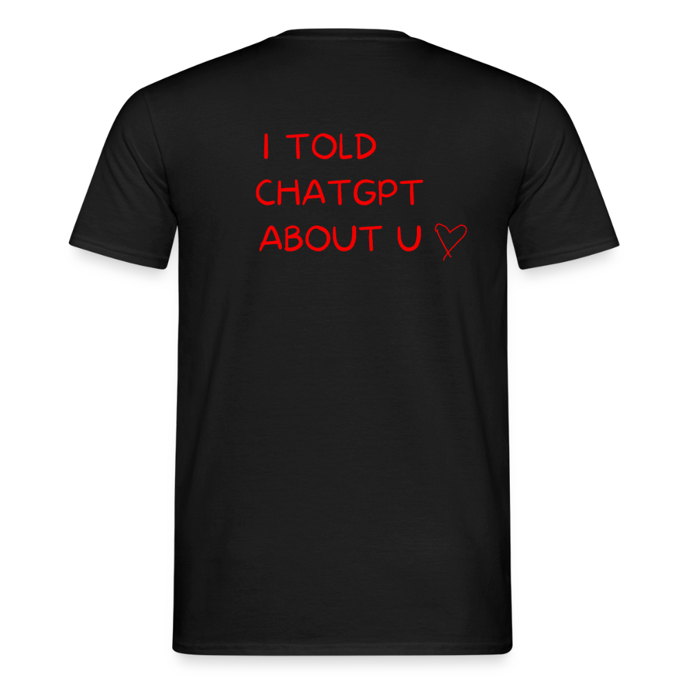 I told ChatGPT about u T-shirt herr - svart