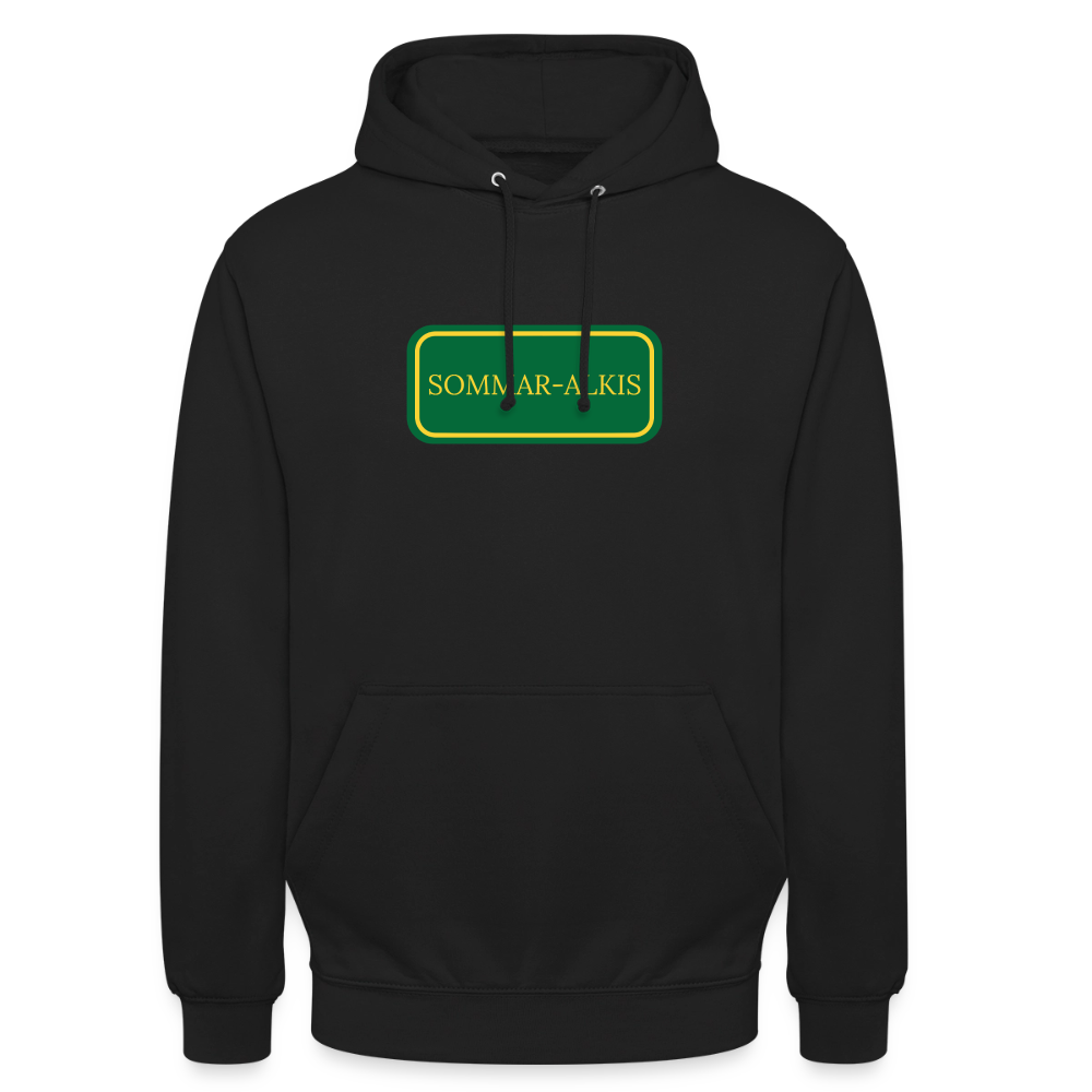 Sommar-alkis Hoodie Unisex - svart