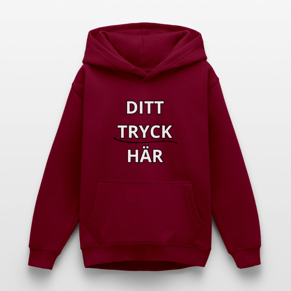 Luvtröja tonåring - bordeaux