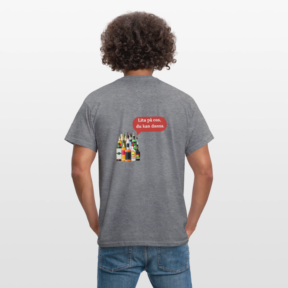 Lita på oss, du kan dansa T-shirt Herr - grafitmelerad