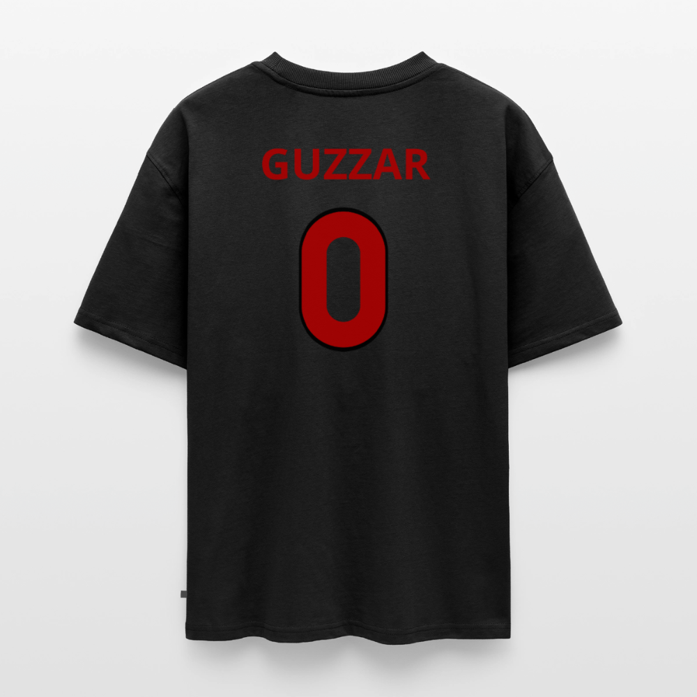 Guzzar 0 oversized premium-T-shirt unisex - svart