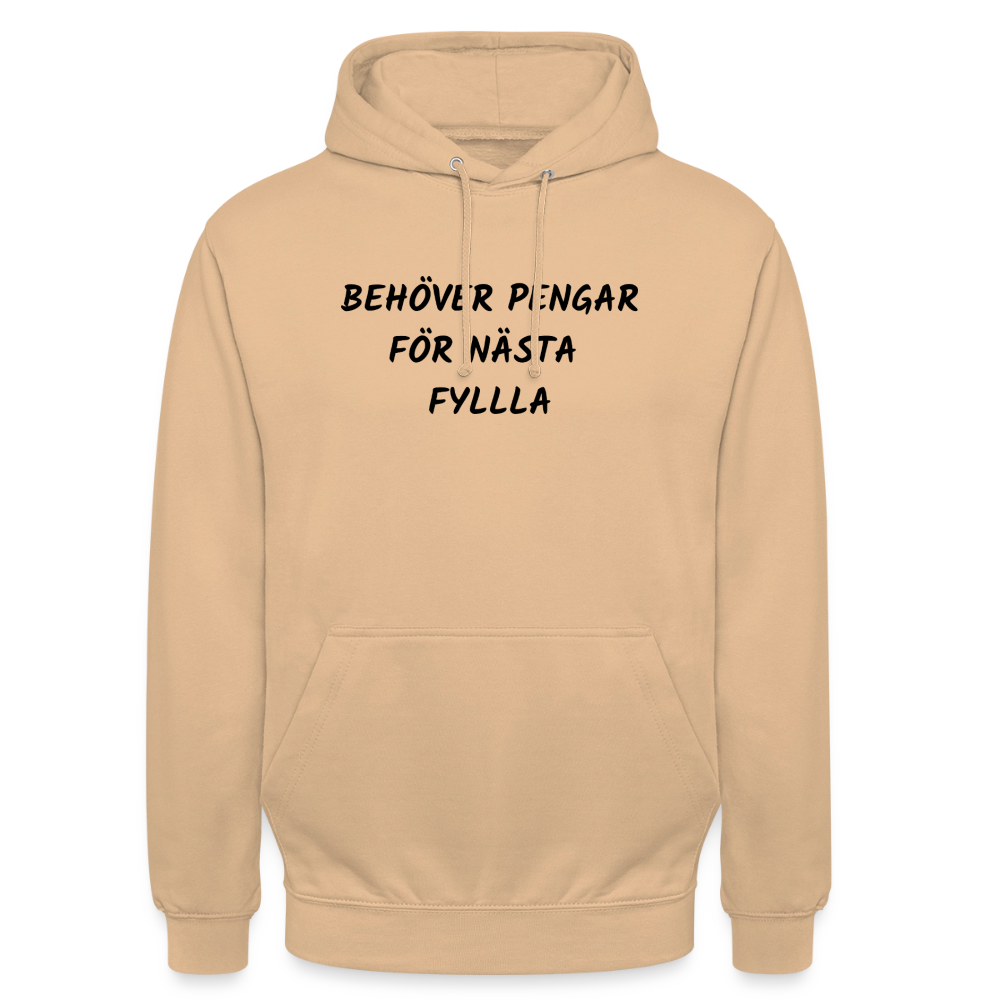 Behöver pengar för nästa fylla Hoodie Unisex - persika