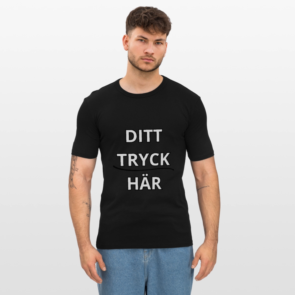 Men's Slim Fit T-Shirt - svart