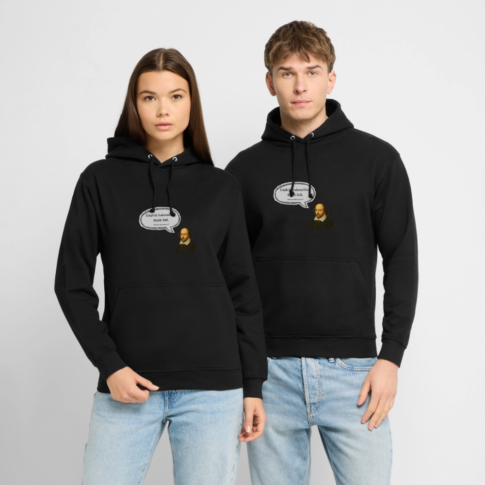 Undvik baksmällan förbli full Hoodie Unisex - svart