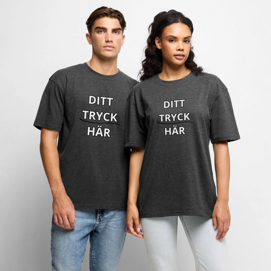 Oversized Unisex T-shirt - antracitmelerad