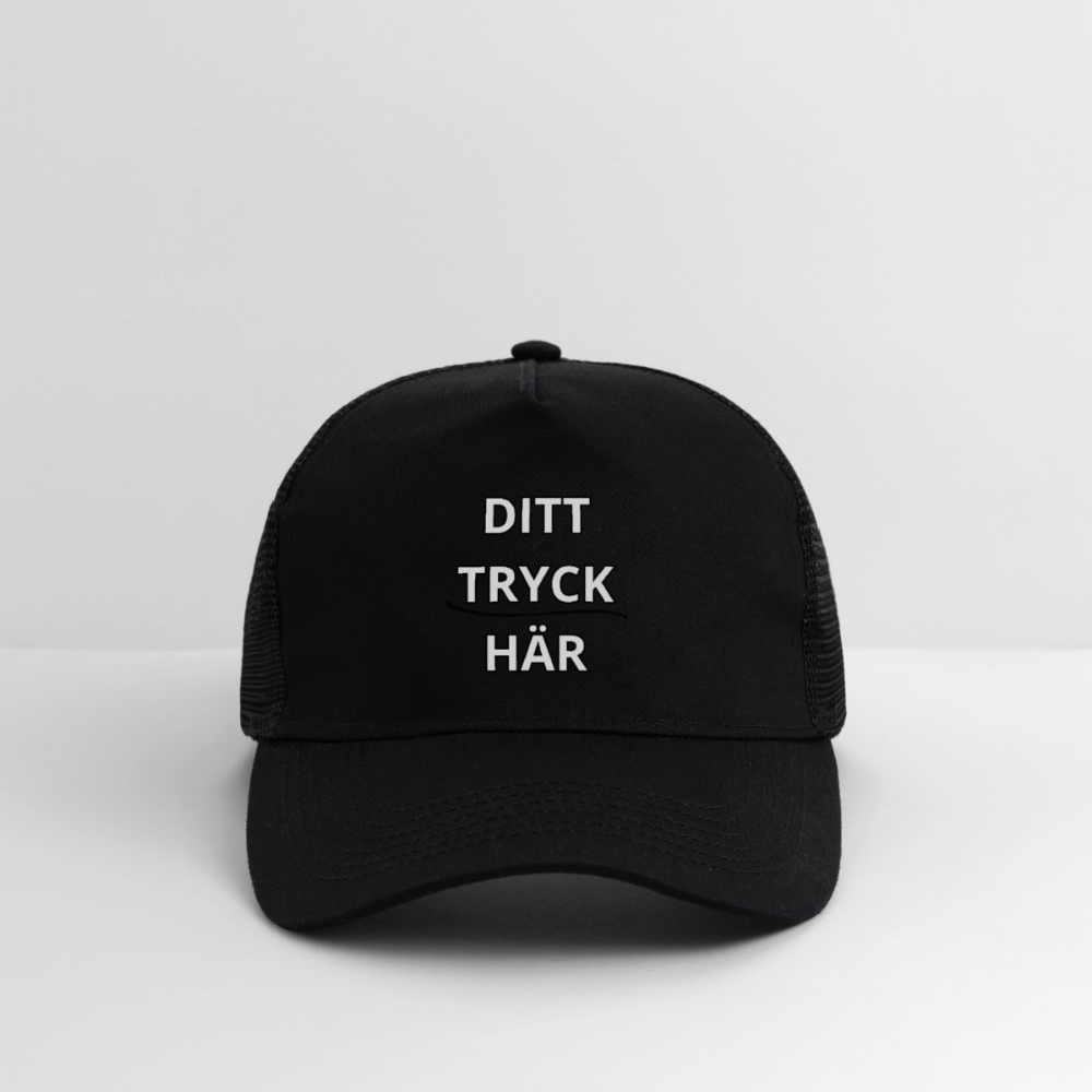 Trucker Cap - svart/svart