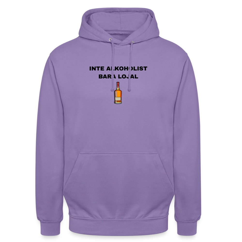 Inte alkoholist bara lojal Hoodie Unisex - lavendel