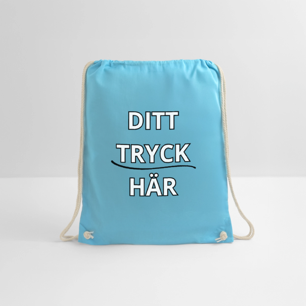 Drawstring Bag - aqua