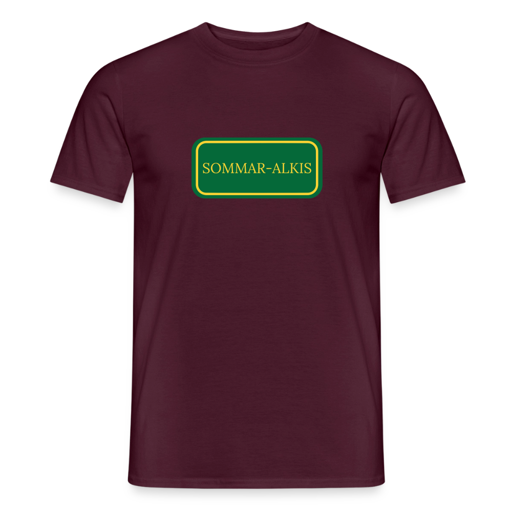 Sommar-alkis T-shirt herr - tegelröd