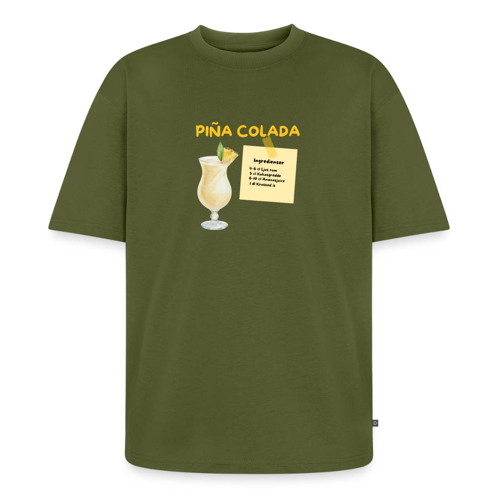 Pina Colada oversized premium-T-shirt unisex - kaki