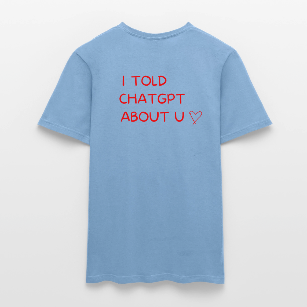 I told ChatGPT about u T-shirt herr - carolina blue