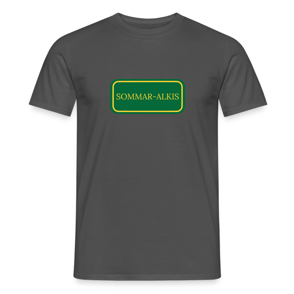 Sommar-alkis T-shirt herr - kolgrå