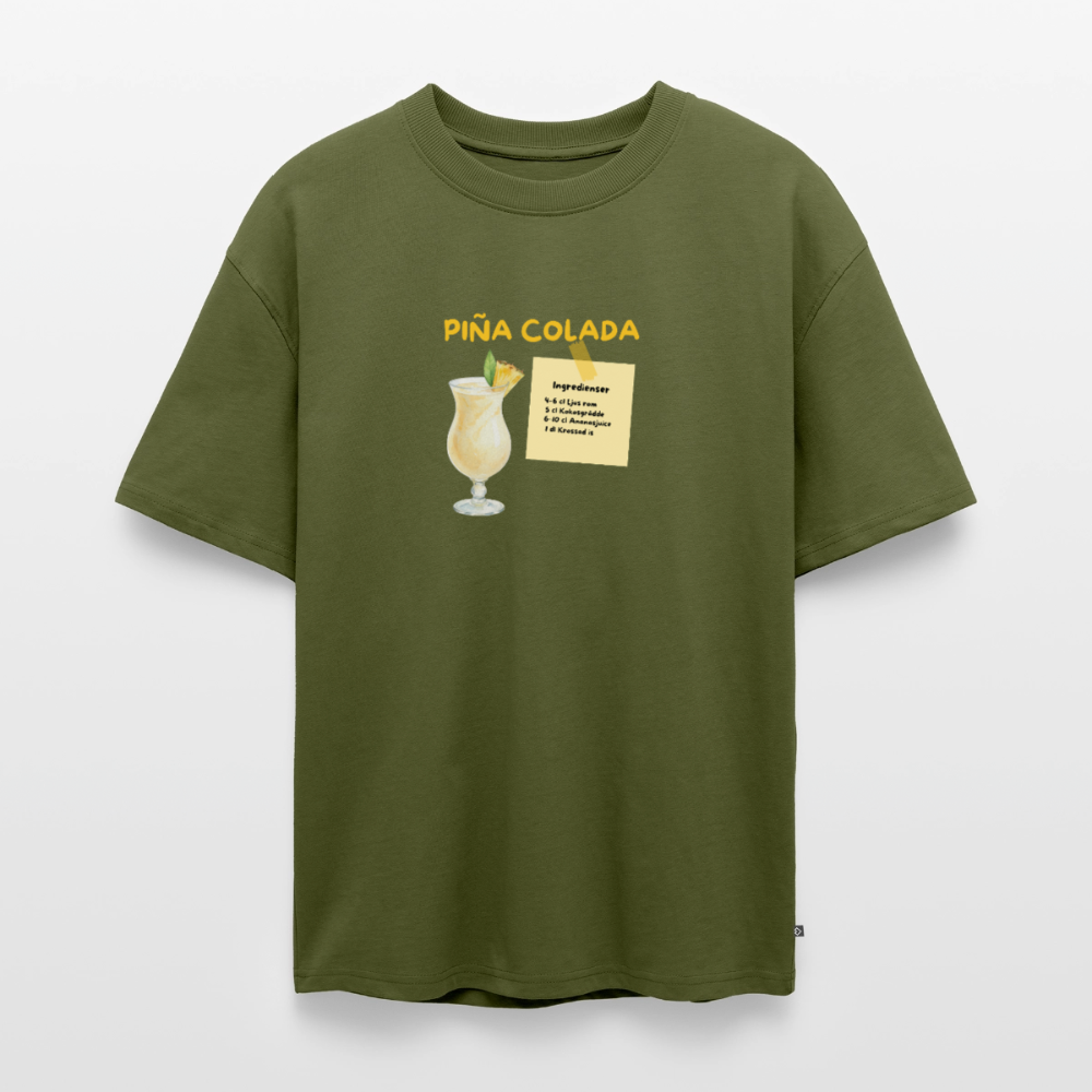 Pina Colada oversized premium-T-shirt unisex - kaki