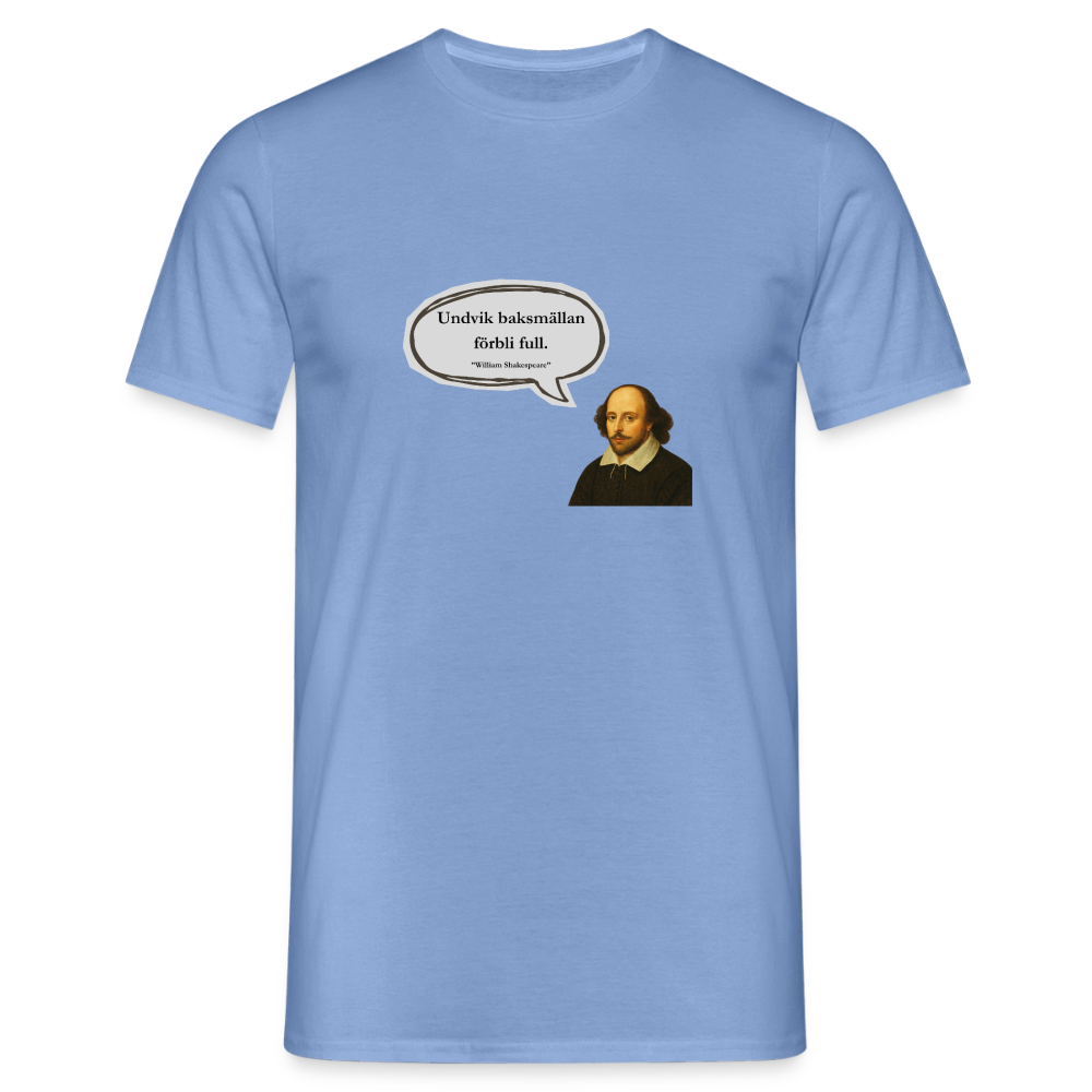 Undvik baksmällan förbli full T-shirt Herr - carolina blue