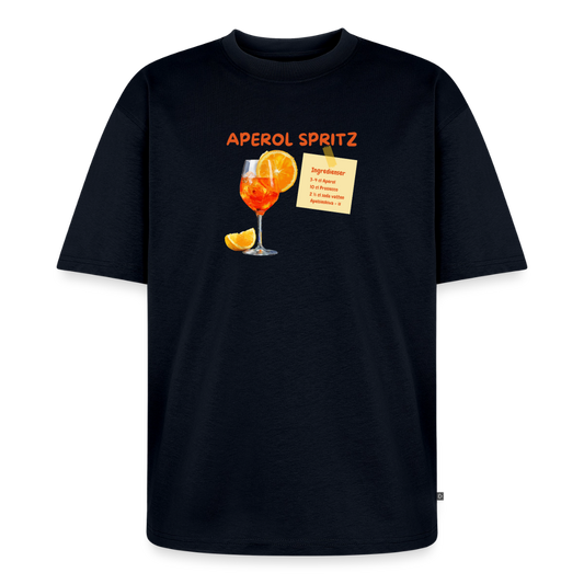 Aperol Spritz Oversized premium-T-shirt unisex - marinblå