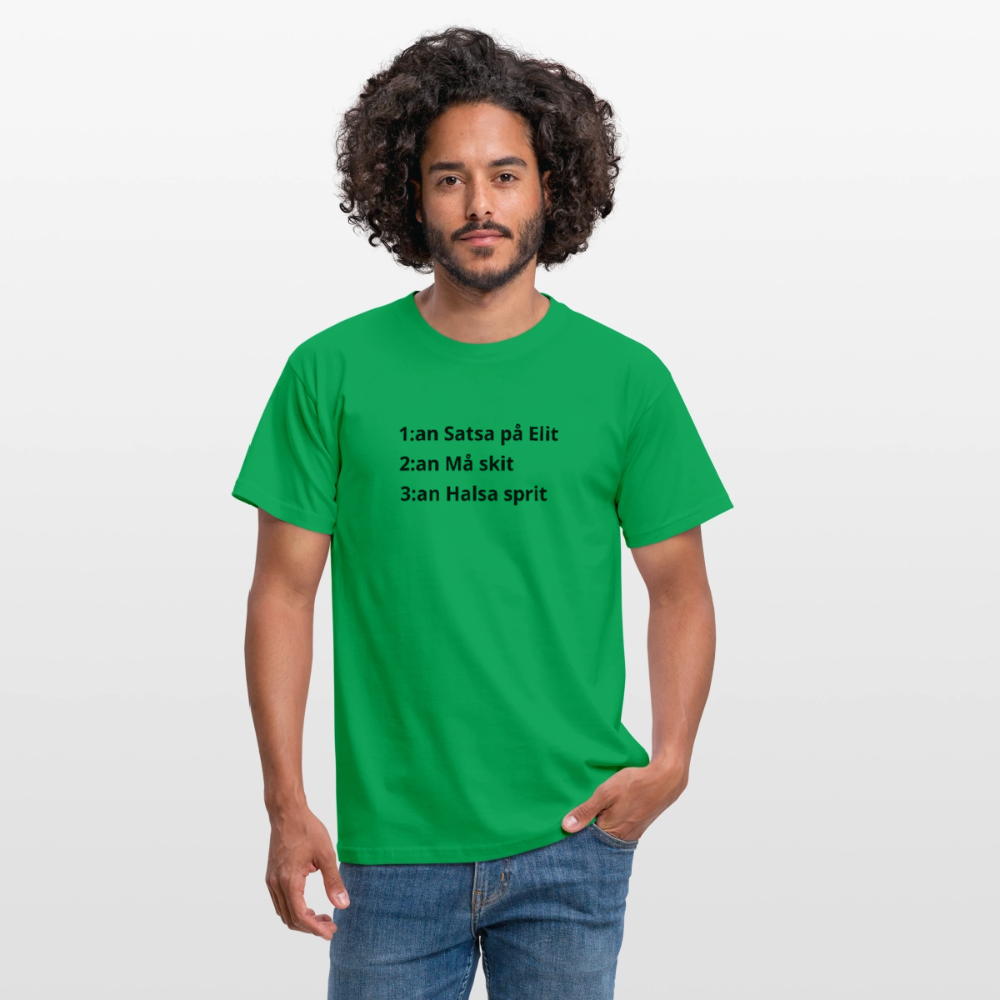 1-3:an T-shirt herr - kellygrön