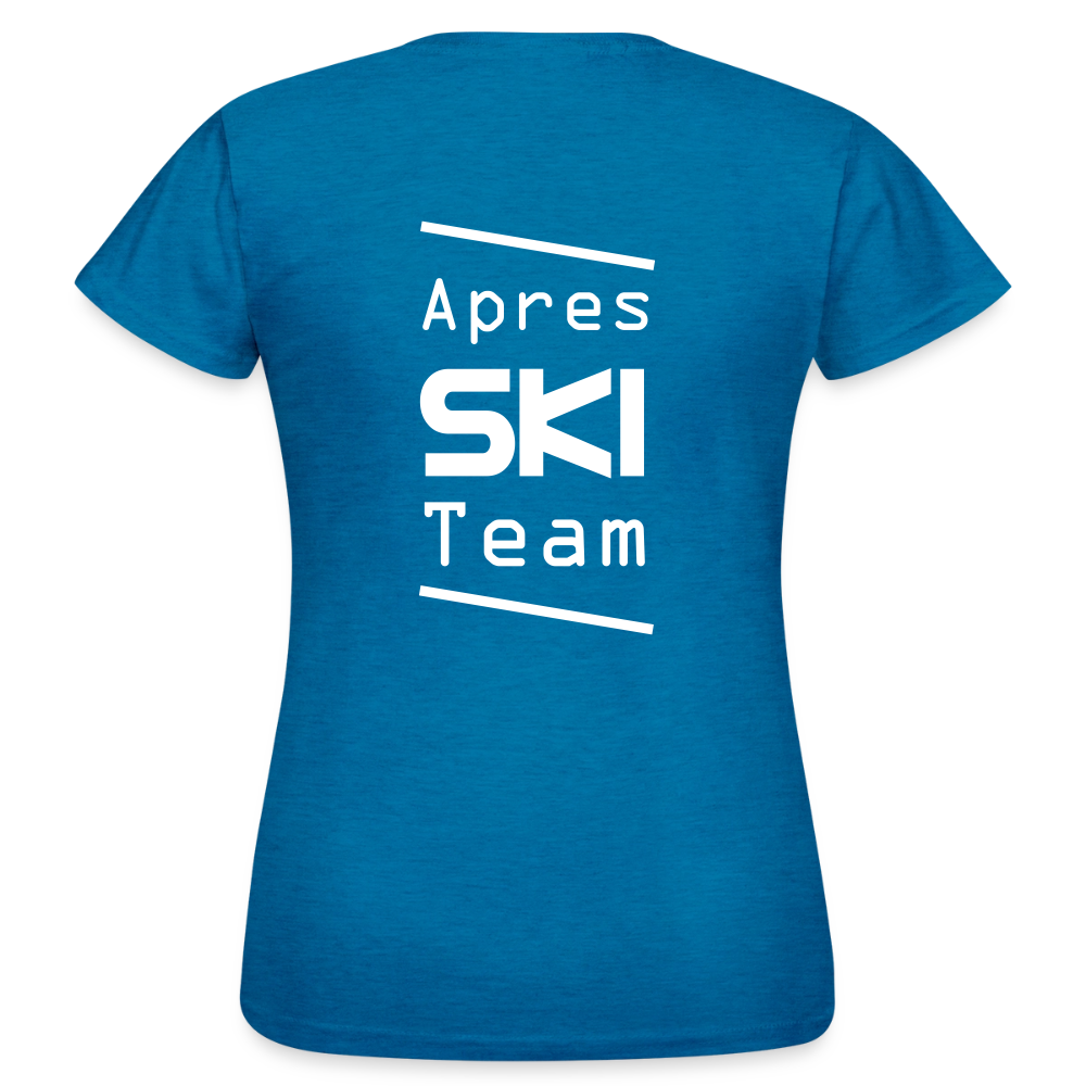 Apres ski team T-shirt Dam - antikblå safirljung