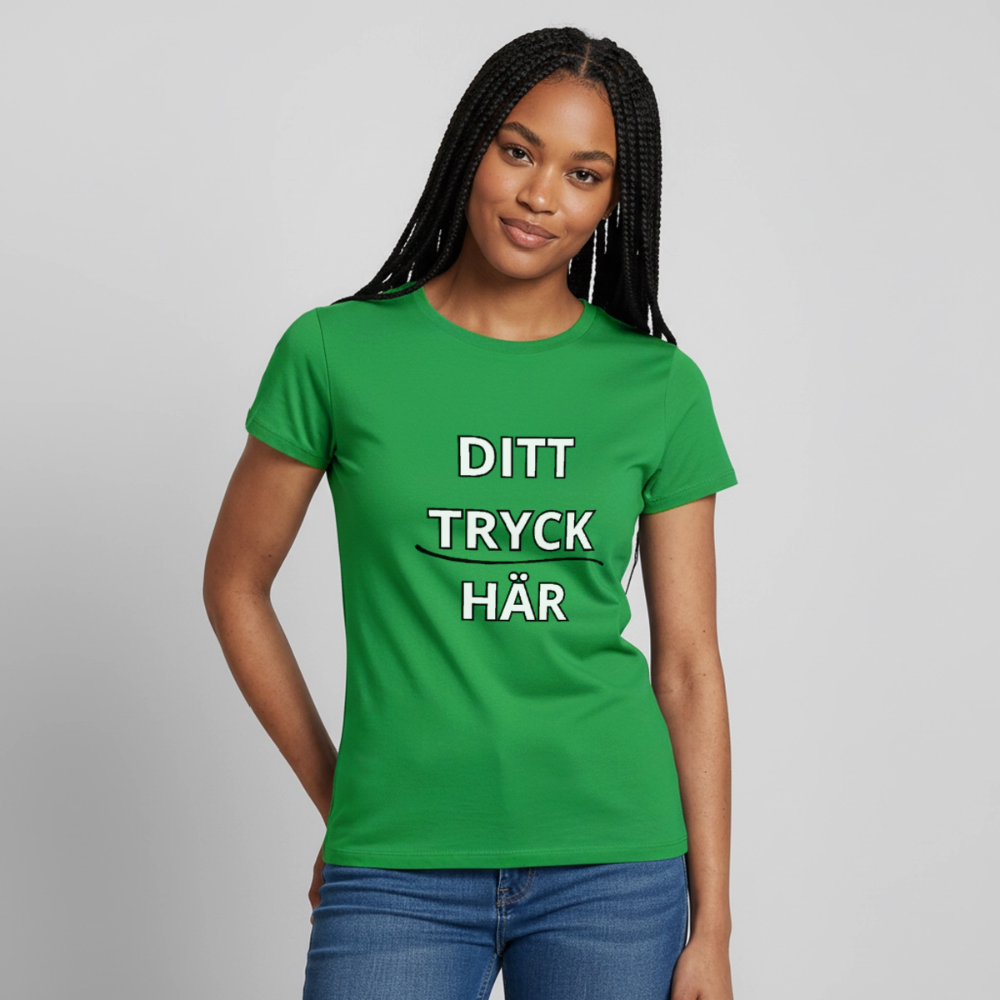 T-shirt dam - kellygrön