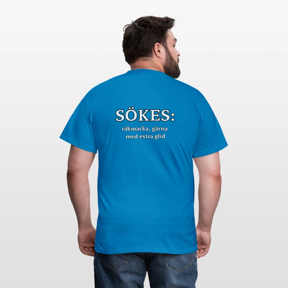 Sökes: Räkmacka, gärna med extra glid T-shirt Herr - kungsblå