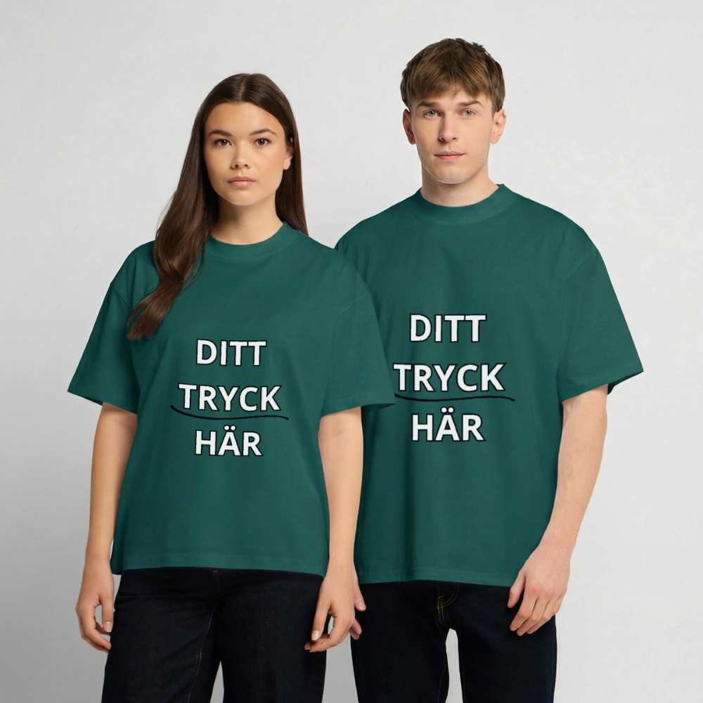 Heavy Oversized T-Shirt - hunter green
