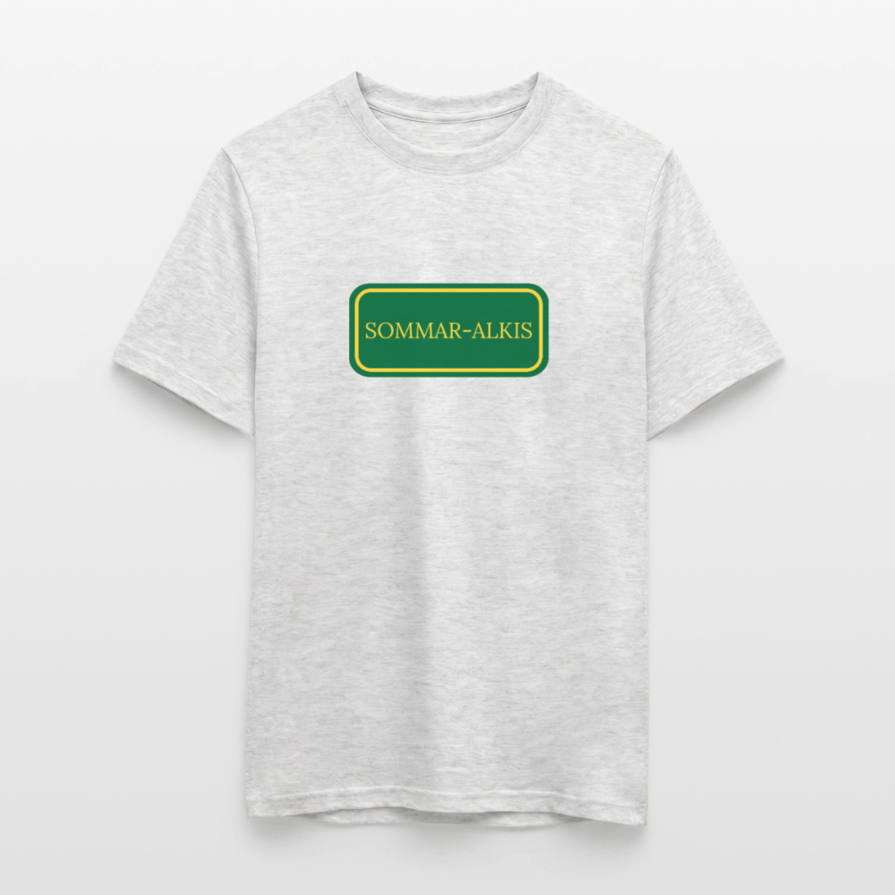 Sommar-alkis T-shirt herr - gråmelerad