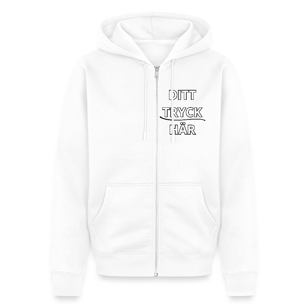 Men's Premium Hooded Jacket - vit