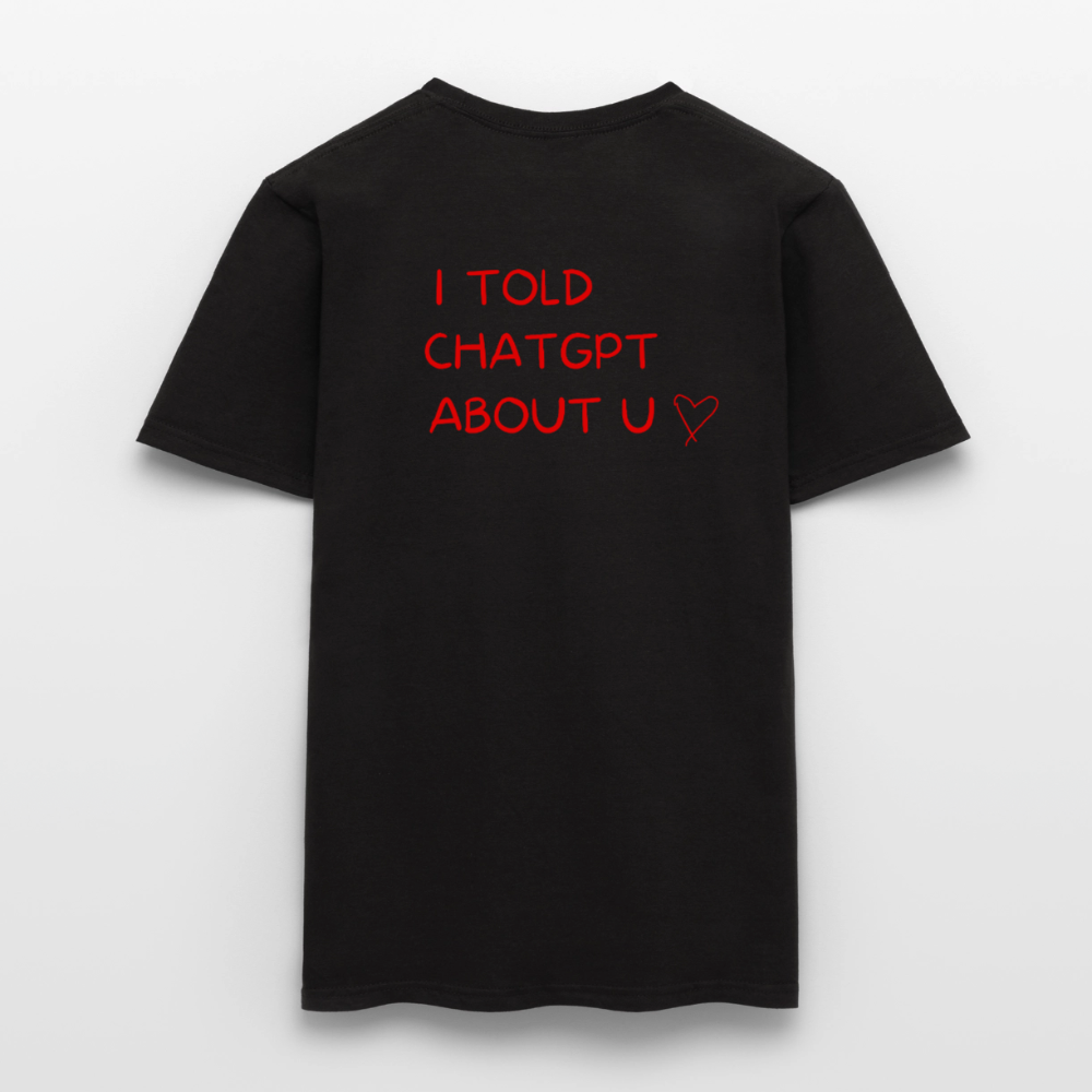I told ChatGPT about u T-shirt herr - svart