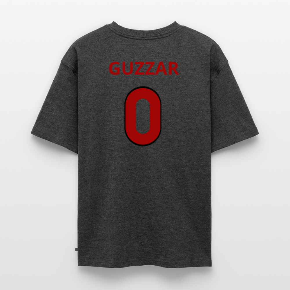 Guzzar 0 oversized premium-T-shirt unisex - antracitmelerad