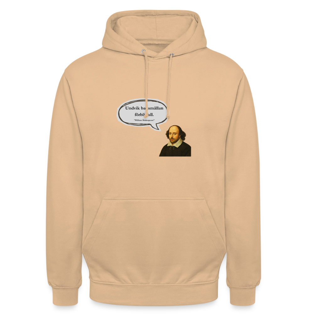 Undvik baksmällan förbli full Hoodie Unisex - persika