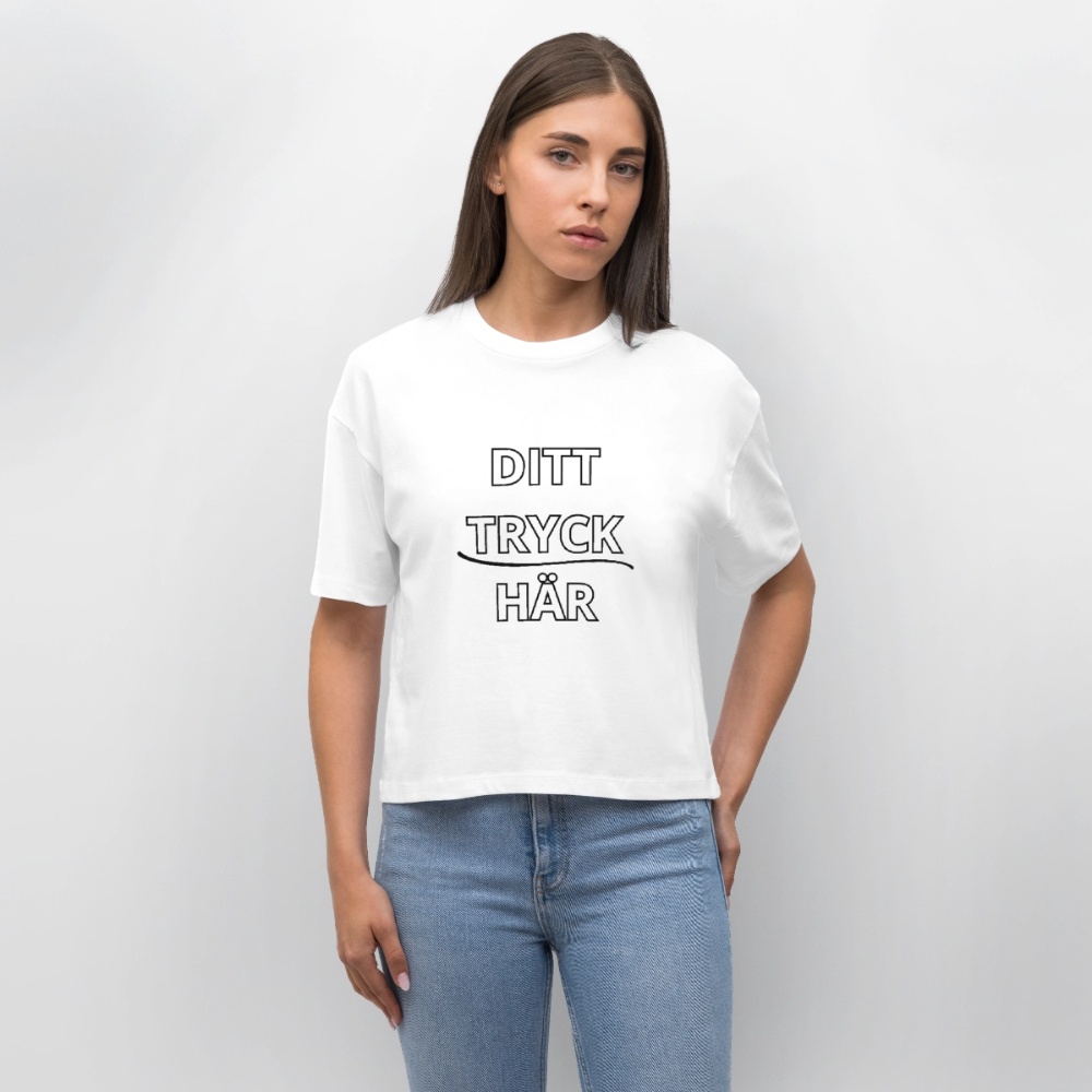 Stanley/Stella Nova Women’s Boxy Organic T-Shirt - vit