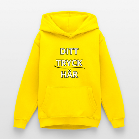 Luvtröja tonåring - gul