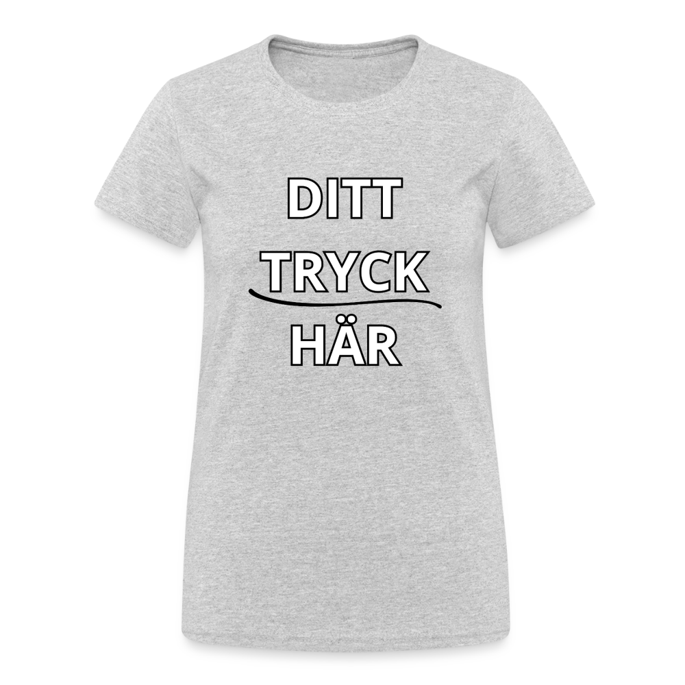 Women’s Gildan Heavy T-Shirt - gråmelerad