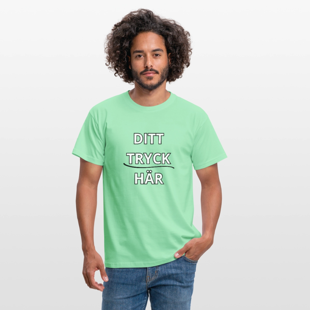 T-shirt herr - mintgrøn
