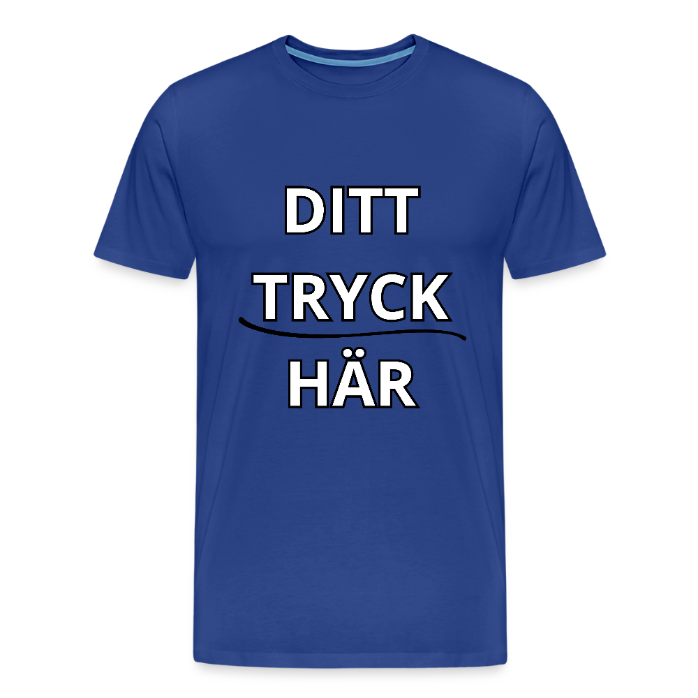 Premium-T-shirt herr - kungsblå