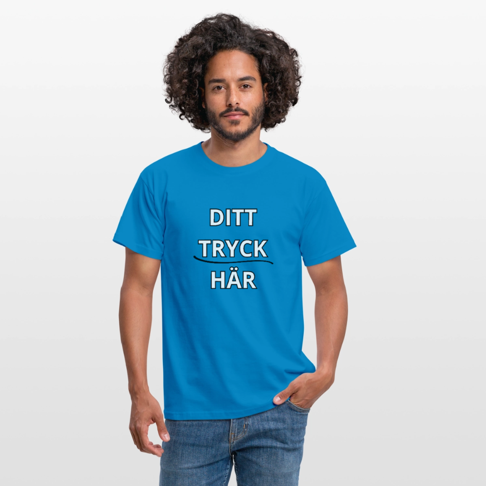 T-shirt herr - kungsblå