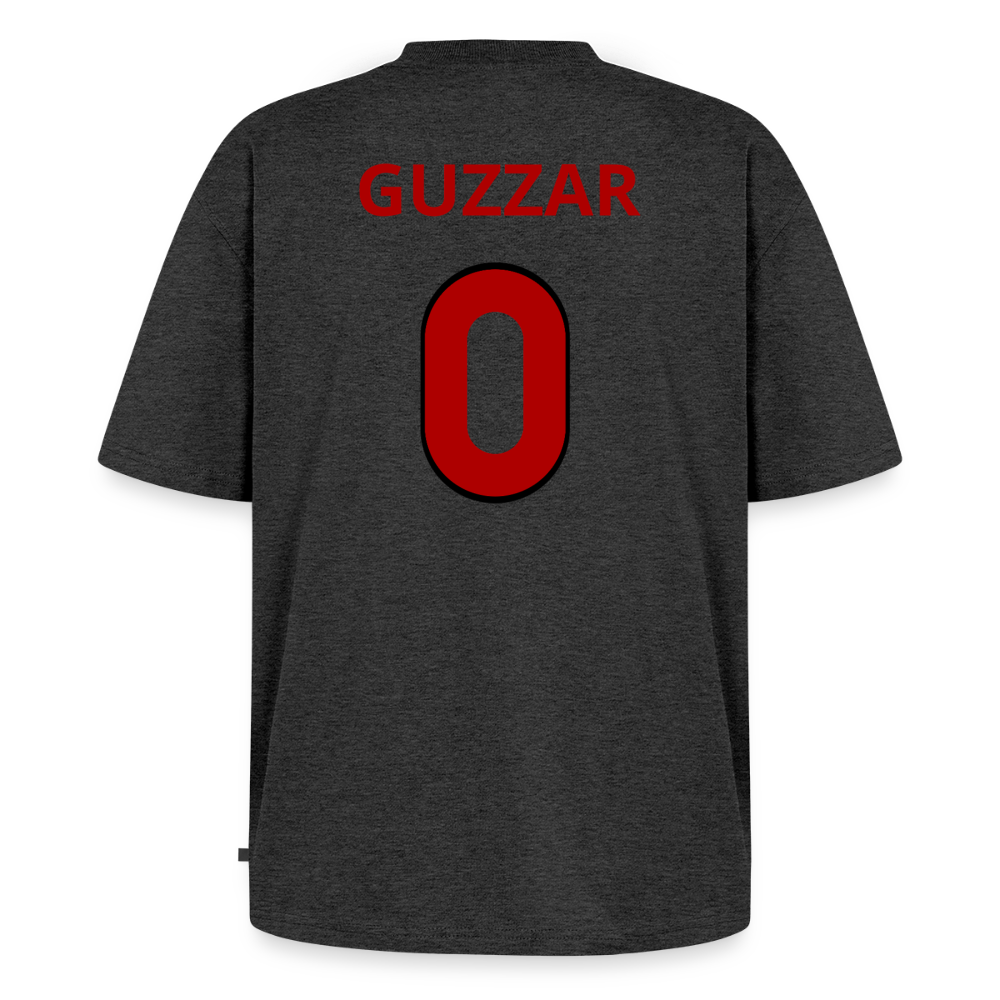 Guzzar 0 oversized premium-T-shirt unisex - antracitmelerad