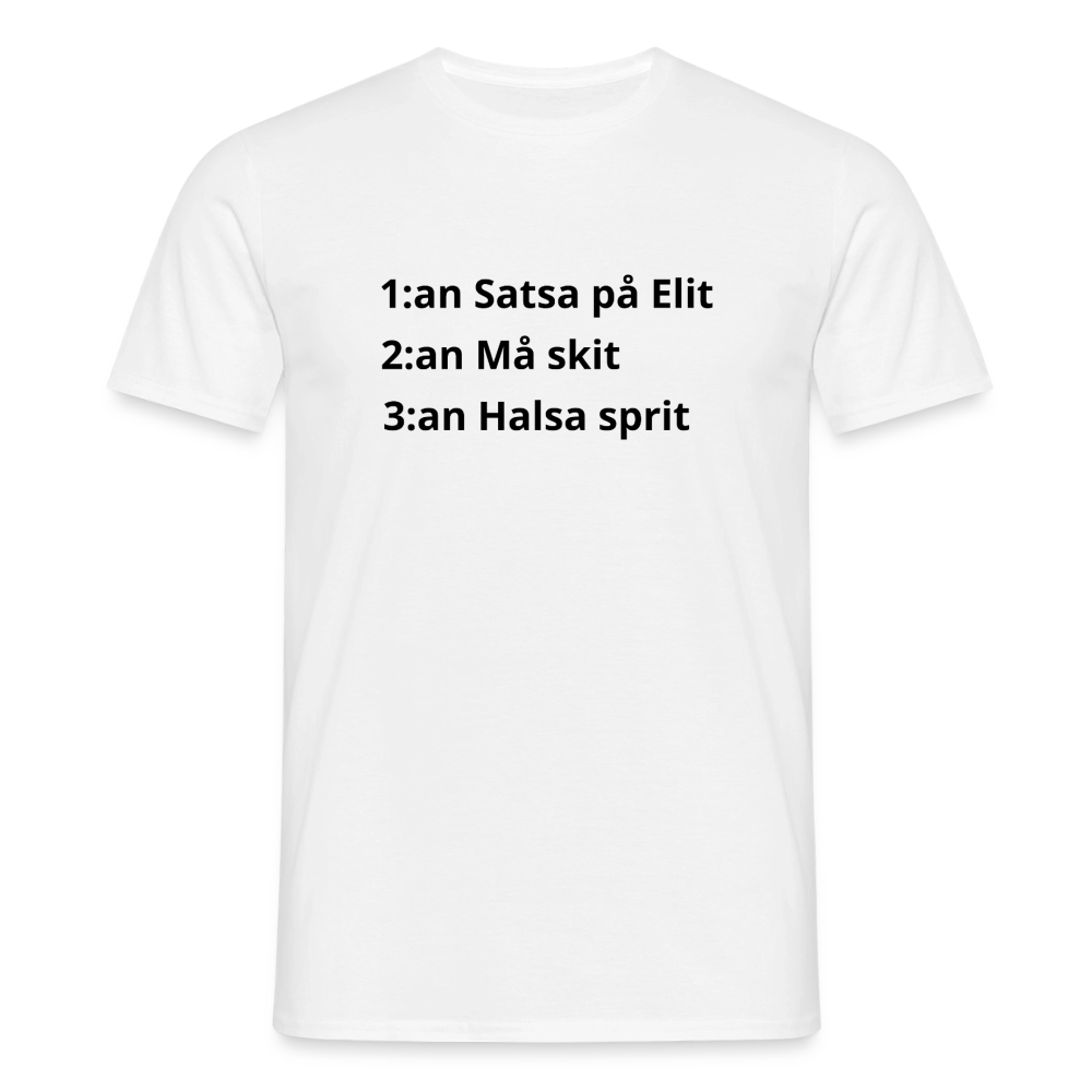 1-3:an T-shirt herr - vit