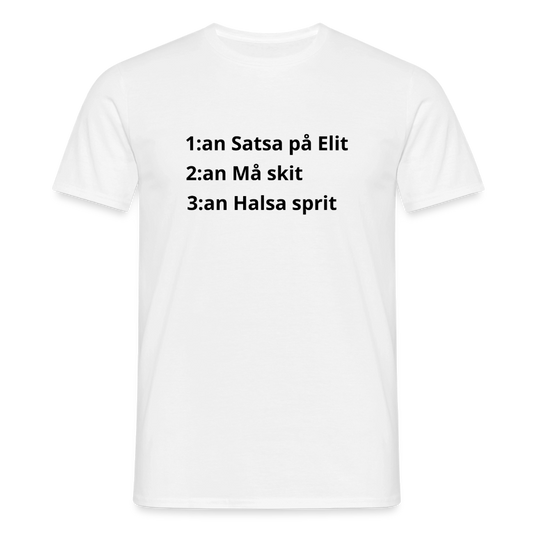 1-3:an T-shirt herr - vit