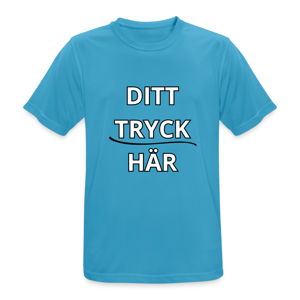 Andningsaktiv T-shirt herr - safirblå