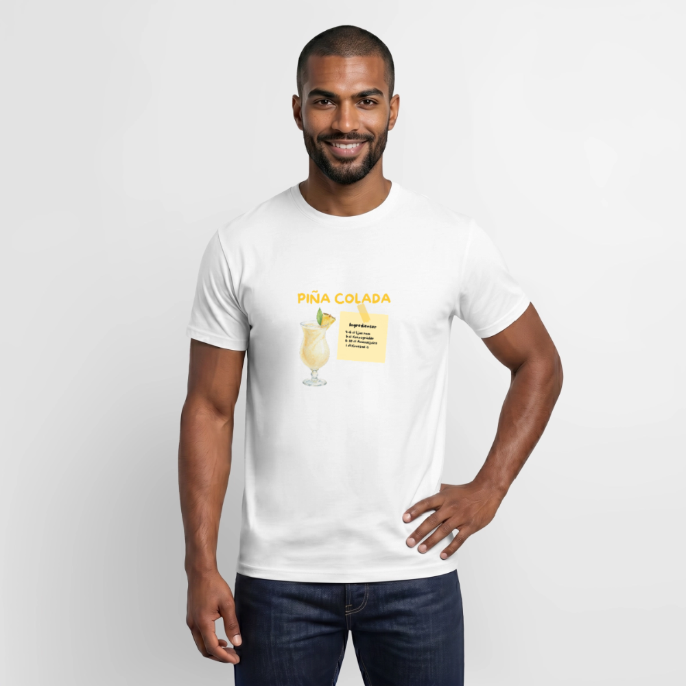 Pina colada T-shirt Herr - vit