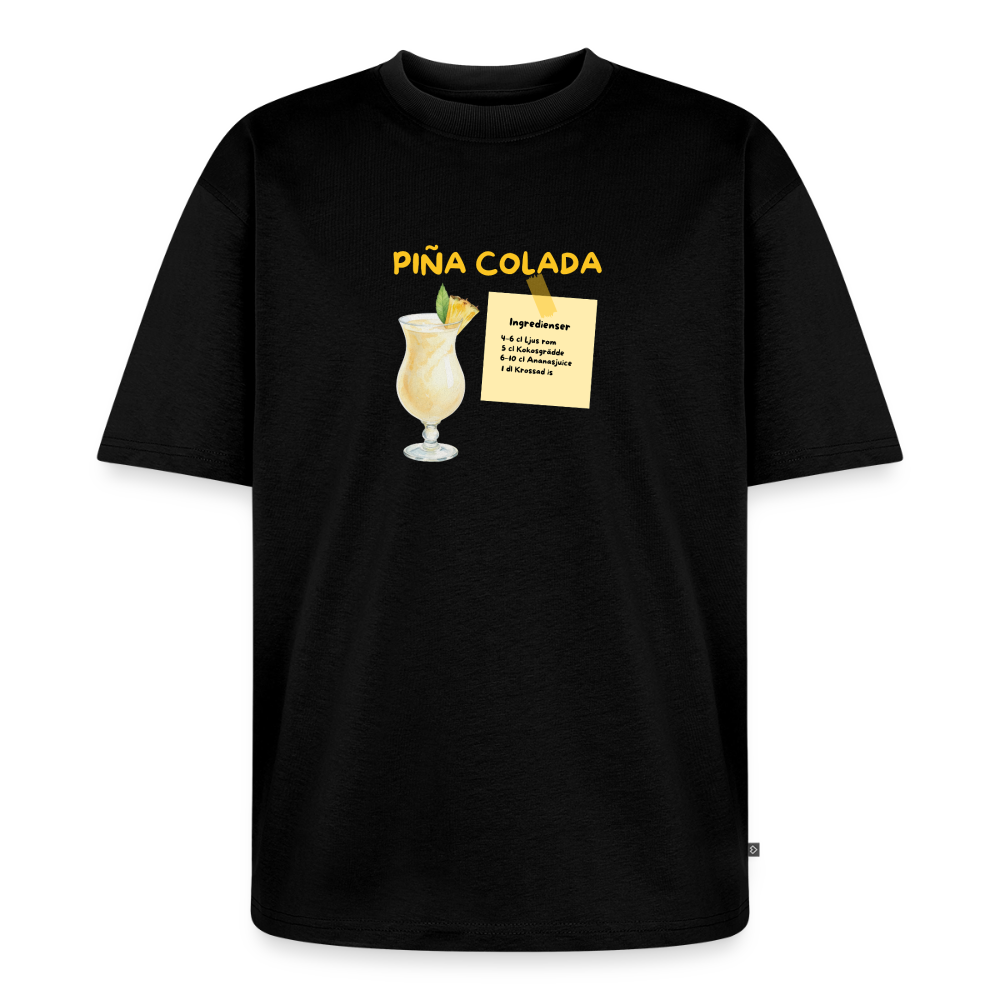 Pina Colada oversized premium-T-shirt unisex - svart