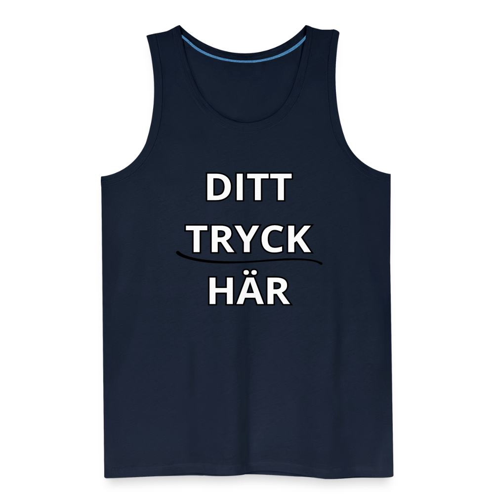 Men’s Premium Tank Top - marinblå