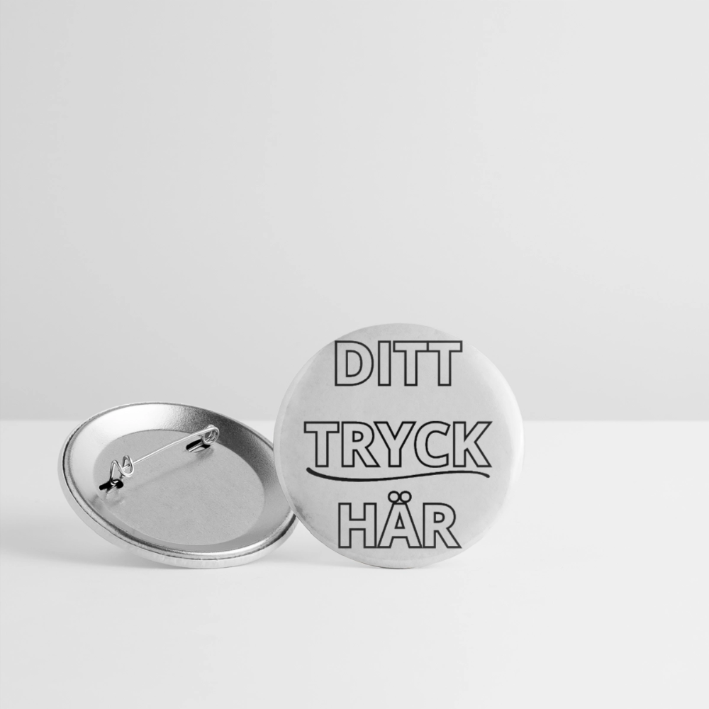 Stora knappar 56 mm (5-pack) - vit