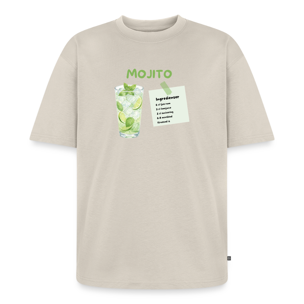 Mojito oversized premium-T-shirt unisex - beige