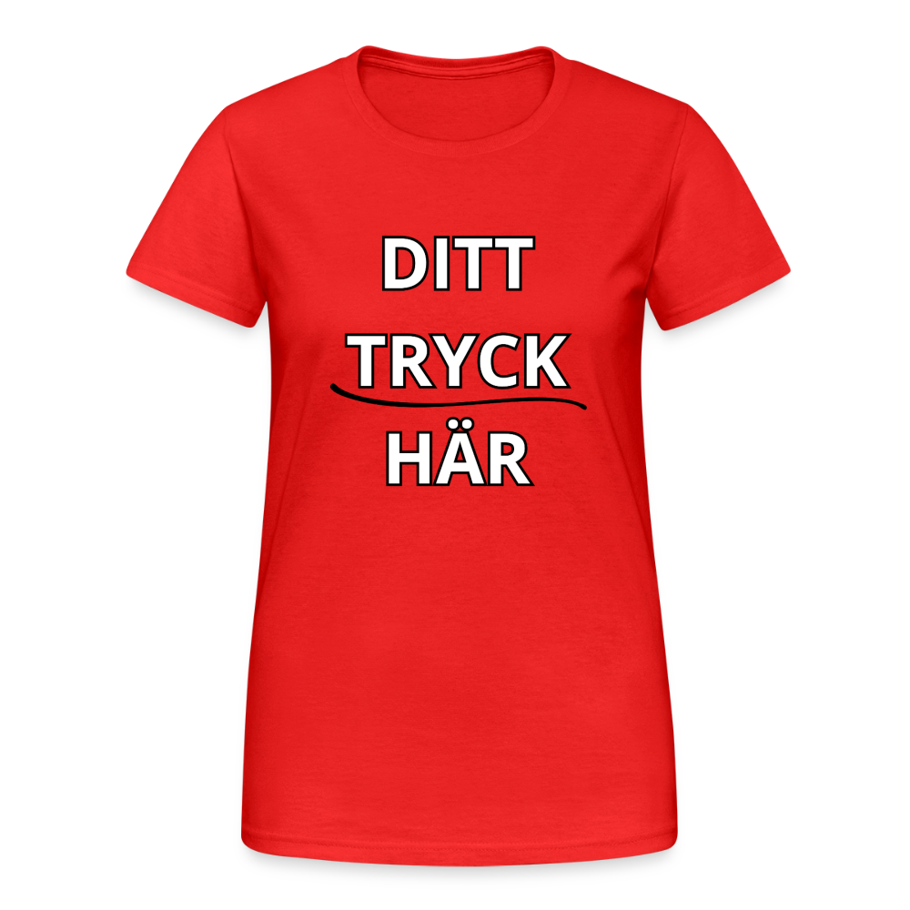Women’s Gildan Heavy T-Shirt - röd