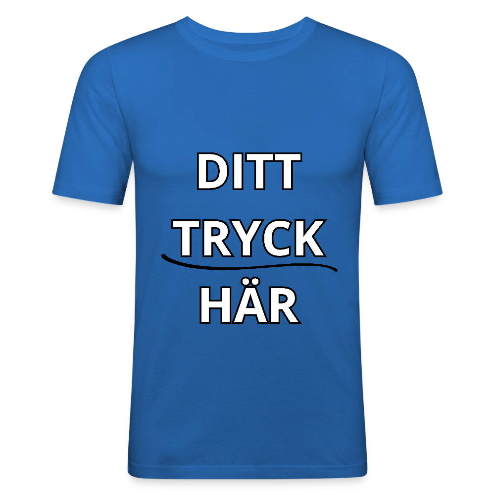 Men's Slim Fit T-Shirt - kungsblå